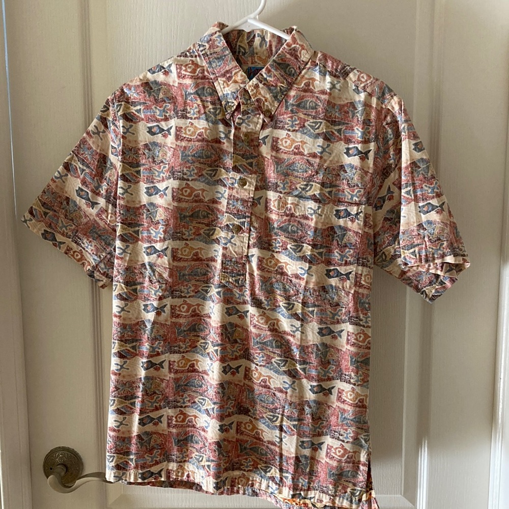KAHALA Men’s Hawaiian shirt size medium 100% cotton excellent condition